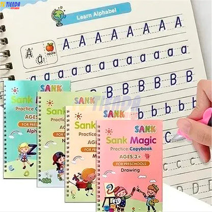 Kit de Caligrafía para Niños — Aprende Jugando X4